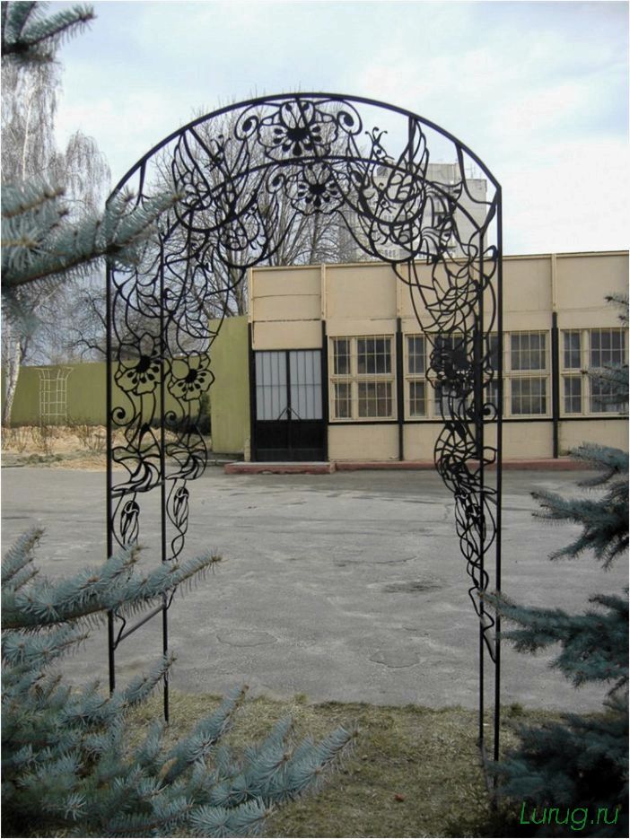 (садовая, арка, постройки, дворе) Садовая арка: постройки во дворе участка, что сделать вместо арки, технология производства