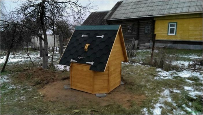 (домик, колодца, чертежи, инструкция, построить, своими) Домик для колодца — чертежи, инструкция, как построить своими руками, советы и рекомендации