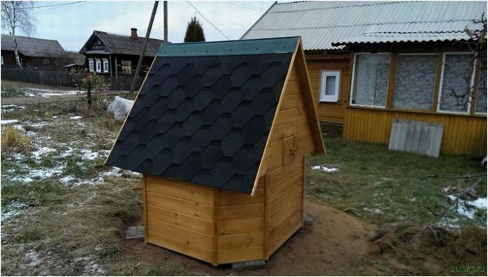 (домик, колодца, чертежи, инструкция, построить, своими) Домик для колодца — чертежи, инструкция, как построить своими руками, советы и рекомендации