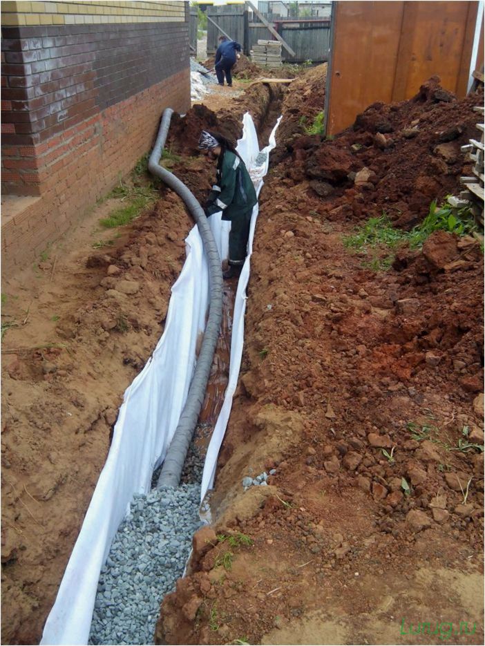 Как сделать дренаж на участке — пошаговая технология обустройства, методы и виды, защита от ливневых и талых вод