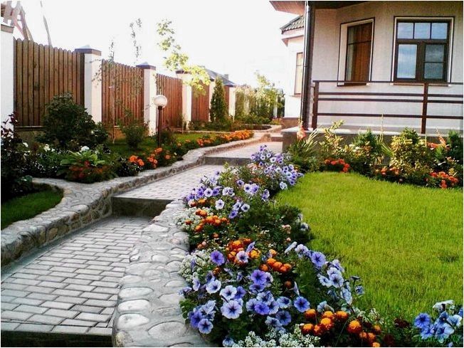 Рабатка: использование в ландшафтном дизайне, виды рабаток из многолетников и однолетников, варианты организации